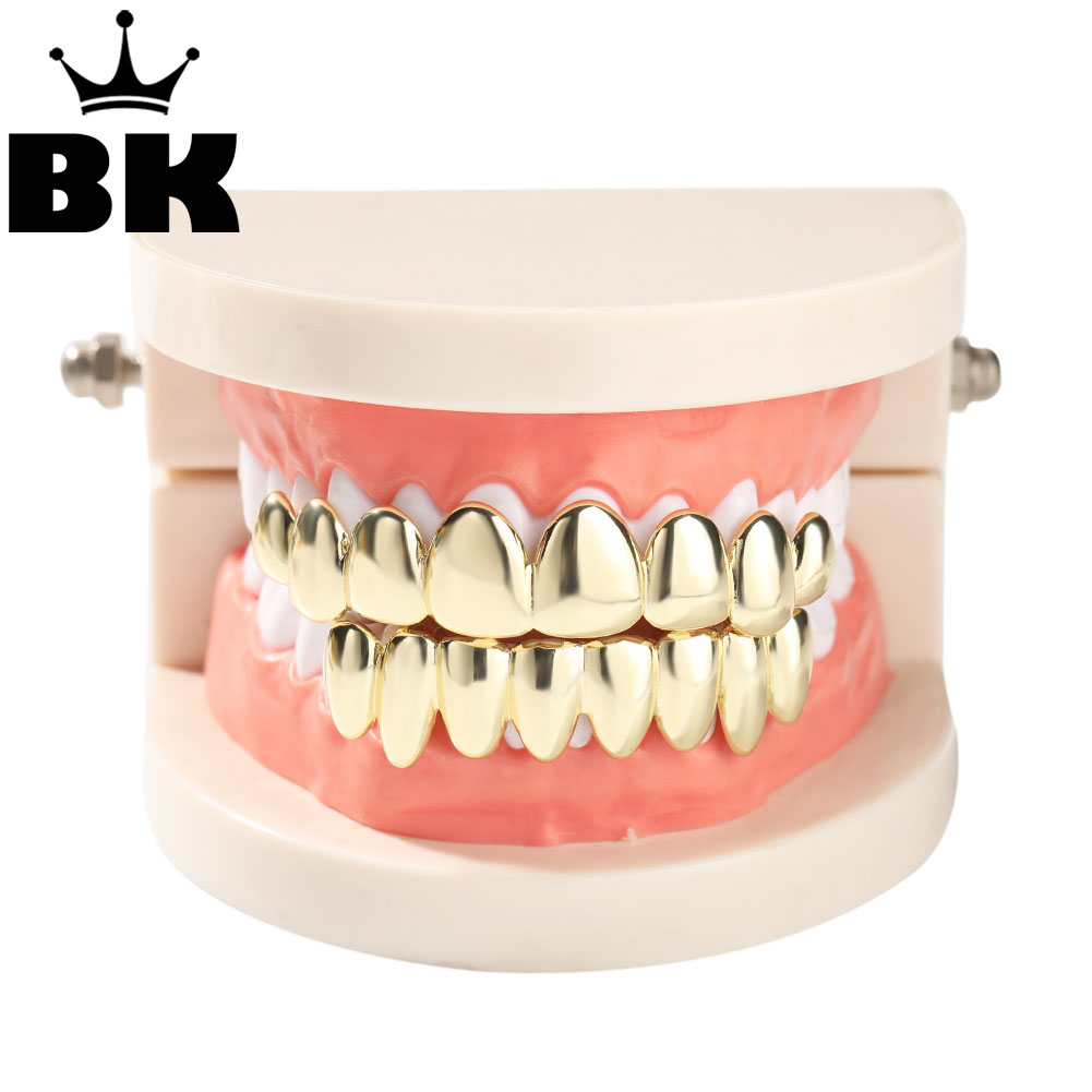 Body Jewelry Gold Plated - THE BLING KING 14K pozłacany polerowany