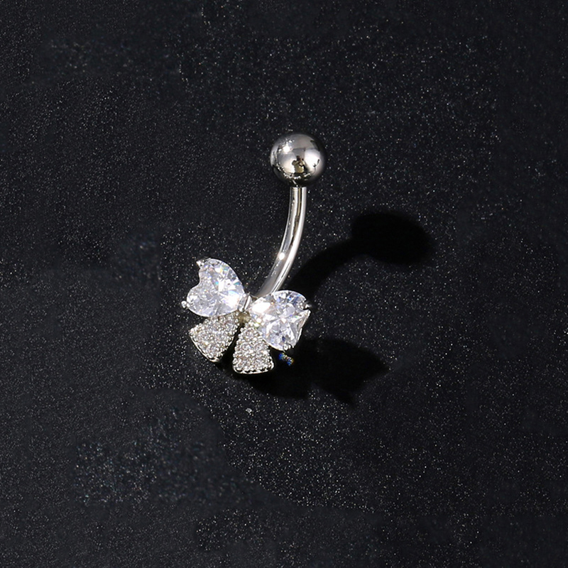 Body Jewelry Rings - 1 szt. Pierścień do pępka ze