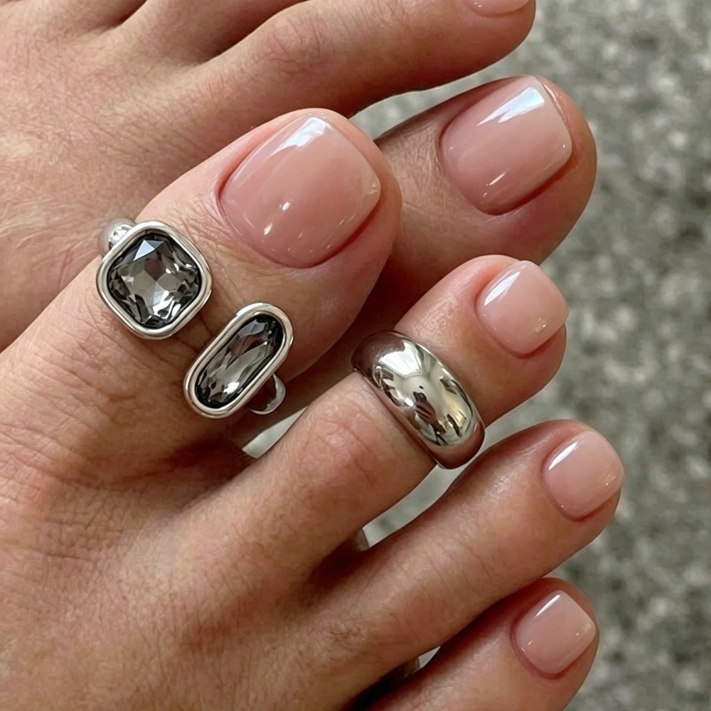 Body Jewelry Rings - Zestaw 2 szt. pierścieni na palec
