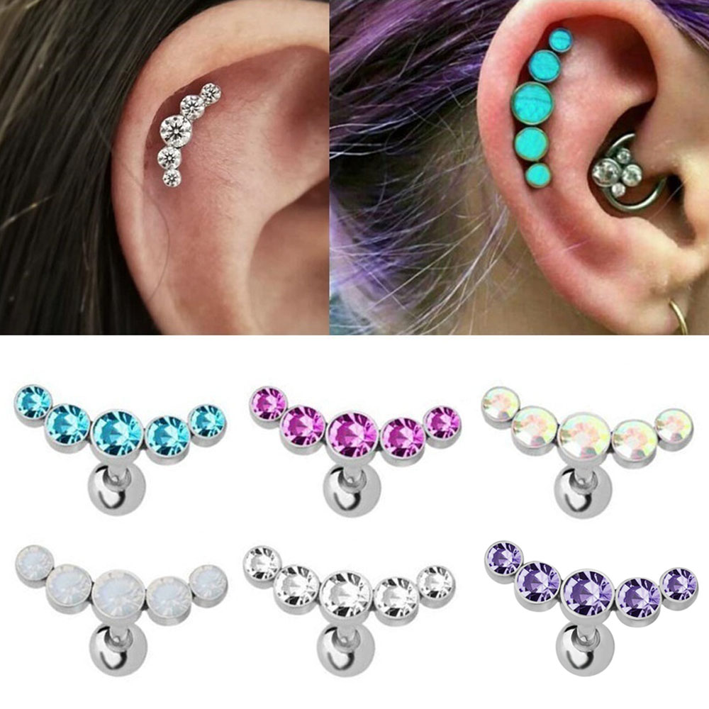 Body Jewelry Earrings - 1 szt. Modny kolczyk sztyft ze