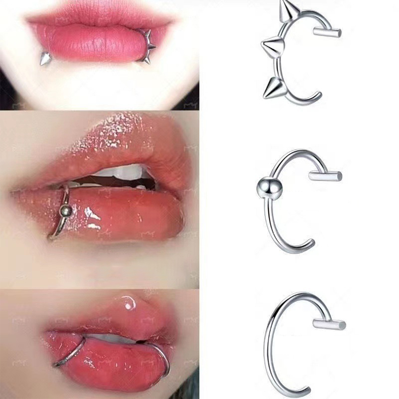 Body Jewelry Earrings - 1 szt. Stal nierdzewna Sztuczny Pierścień