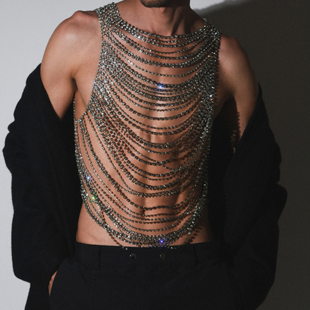 Body Jewelry Luxury - Moda Luksusowa Bling Męska damska bielizna