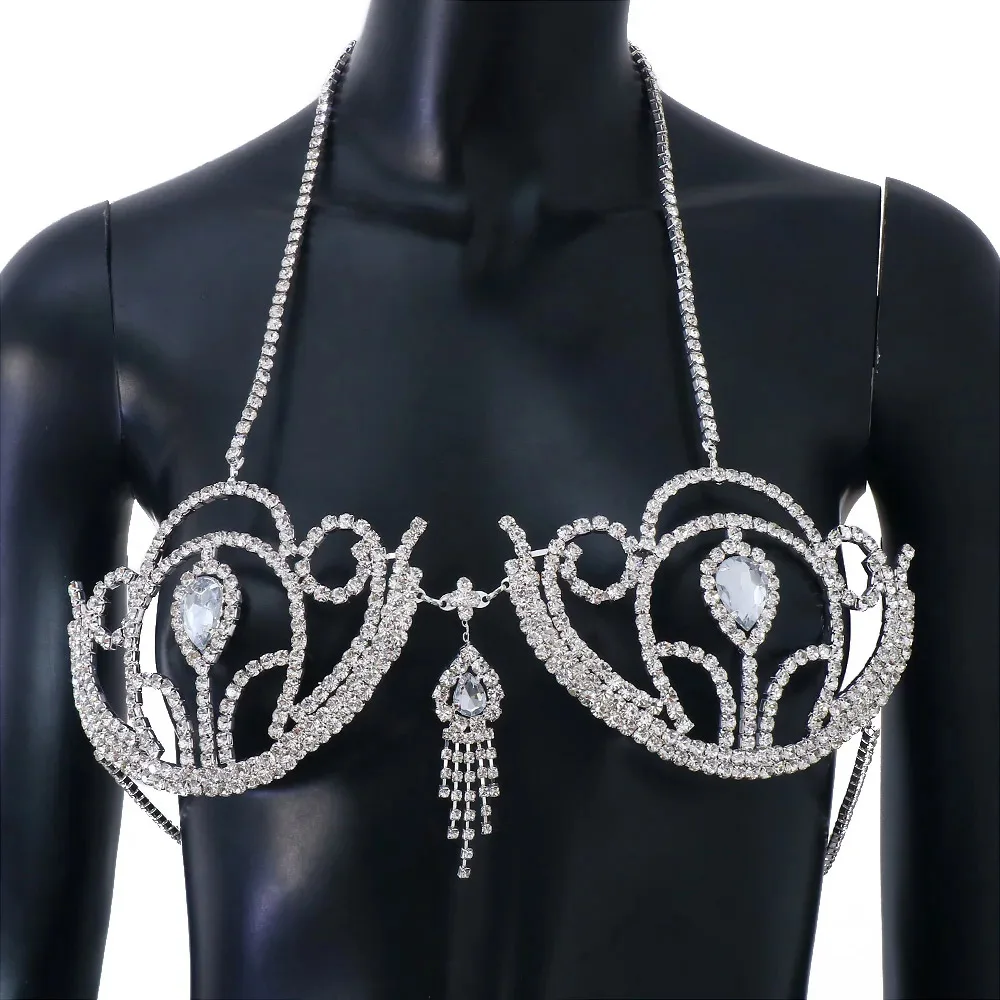 Luksusowa biustonosz Bikini z  – Body Jewelry Bra recenzja i cena