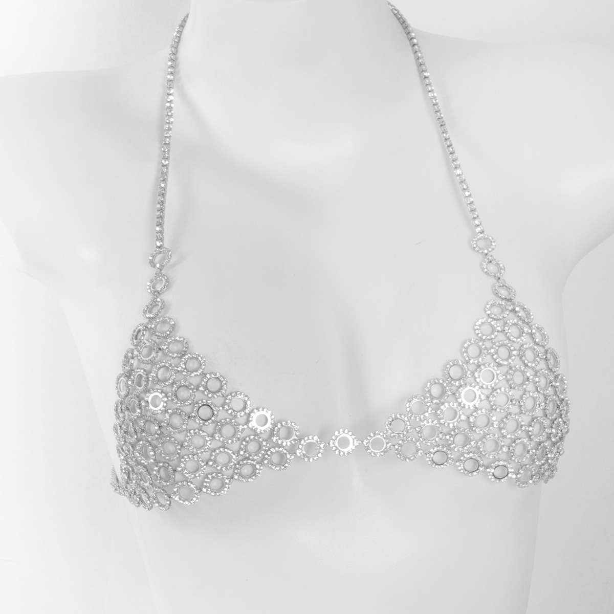 Modny okrągły łączący lekki lu – Body Jewelry Bra recenzja i cena