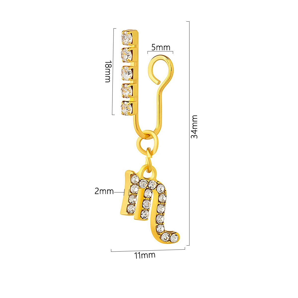 2-pak klipsów do uszu Metalowa – Body Jewelry Ear recenzja i cena