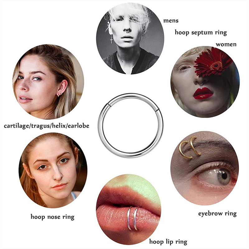 Kolczyk typu clicker ze stali  – Body Jewelry Earrings recenzja i cena