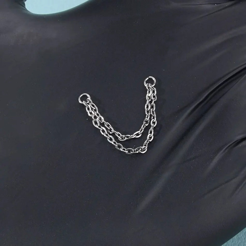 Tytanowy łańcuszek do nosa, tr – Body Jewelry Ear recenzja i cena