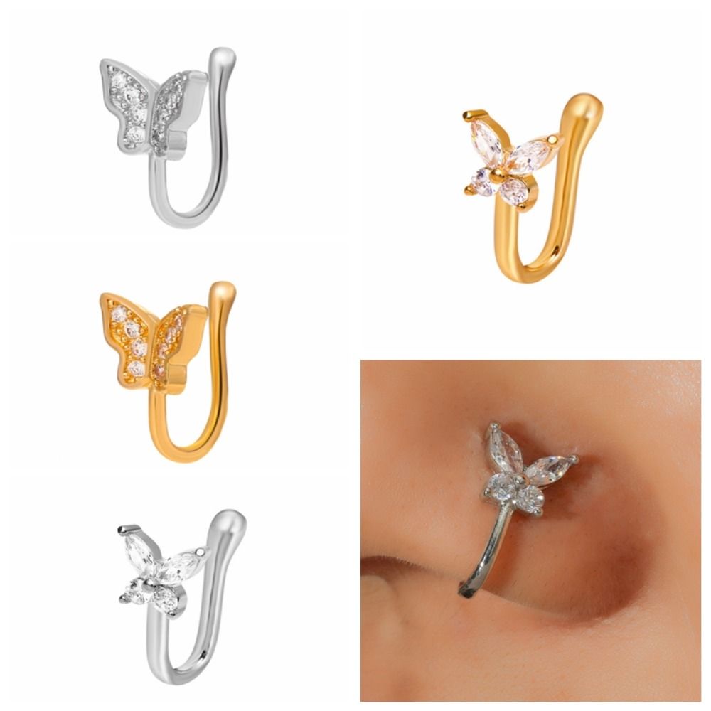 Klips na nos w kształcie motyl – Body Jewelry Ear recenzja i cena
