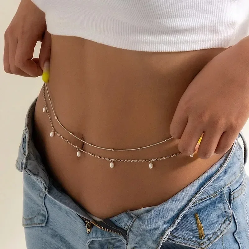 Nowy urok Seksowny dwuwarstwow – Body Jewelry Sale recenzja i cena