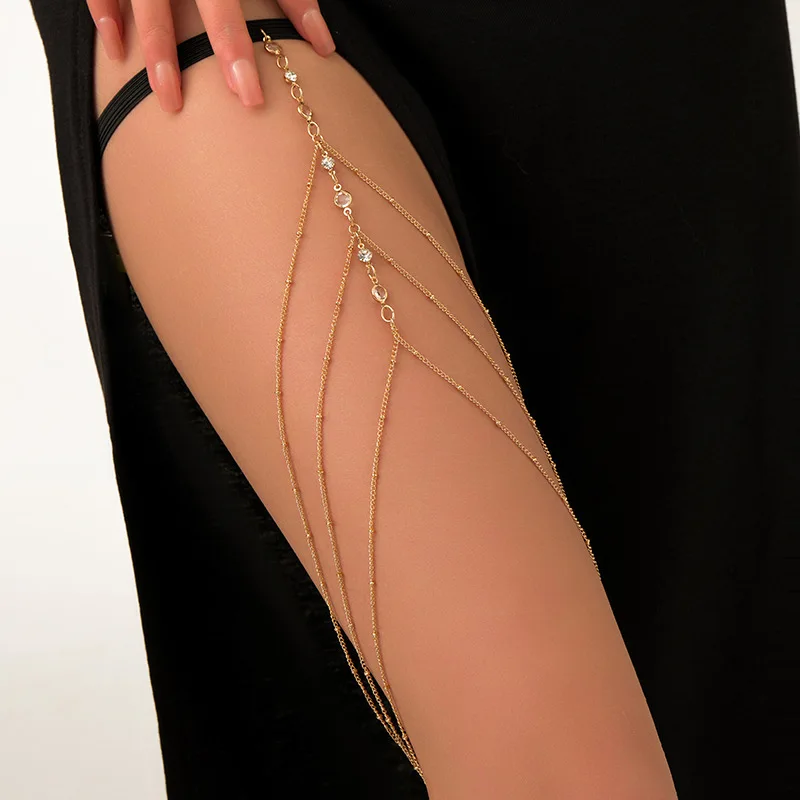 Moda letni artystyczny łańcusz – Body Jewelry Leg Chain recenzja i cena