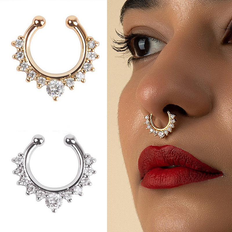 1 szt. Zacisk na nos w kształc – Body Jewelry Ear recenzja i cena