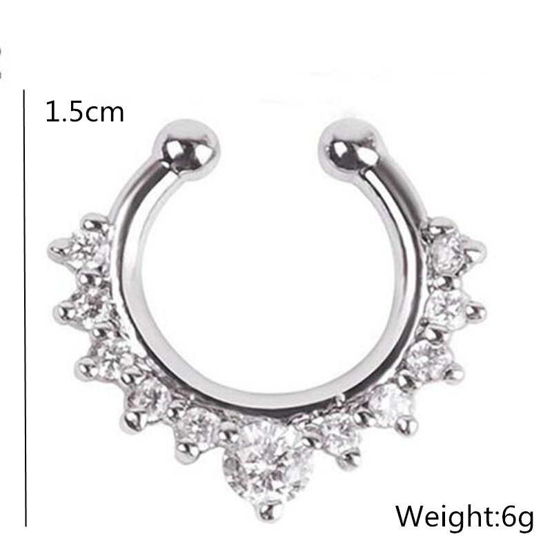 1 szt. Zacisk na nos w kształc – Body Jewelry Ear recenzja i cena