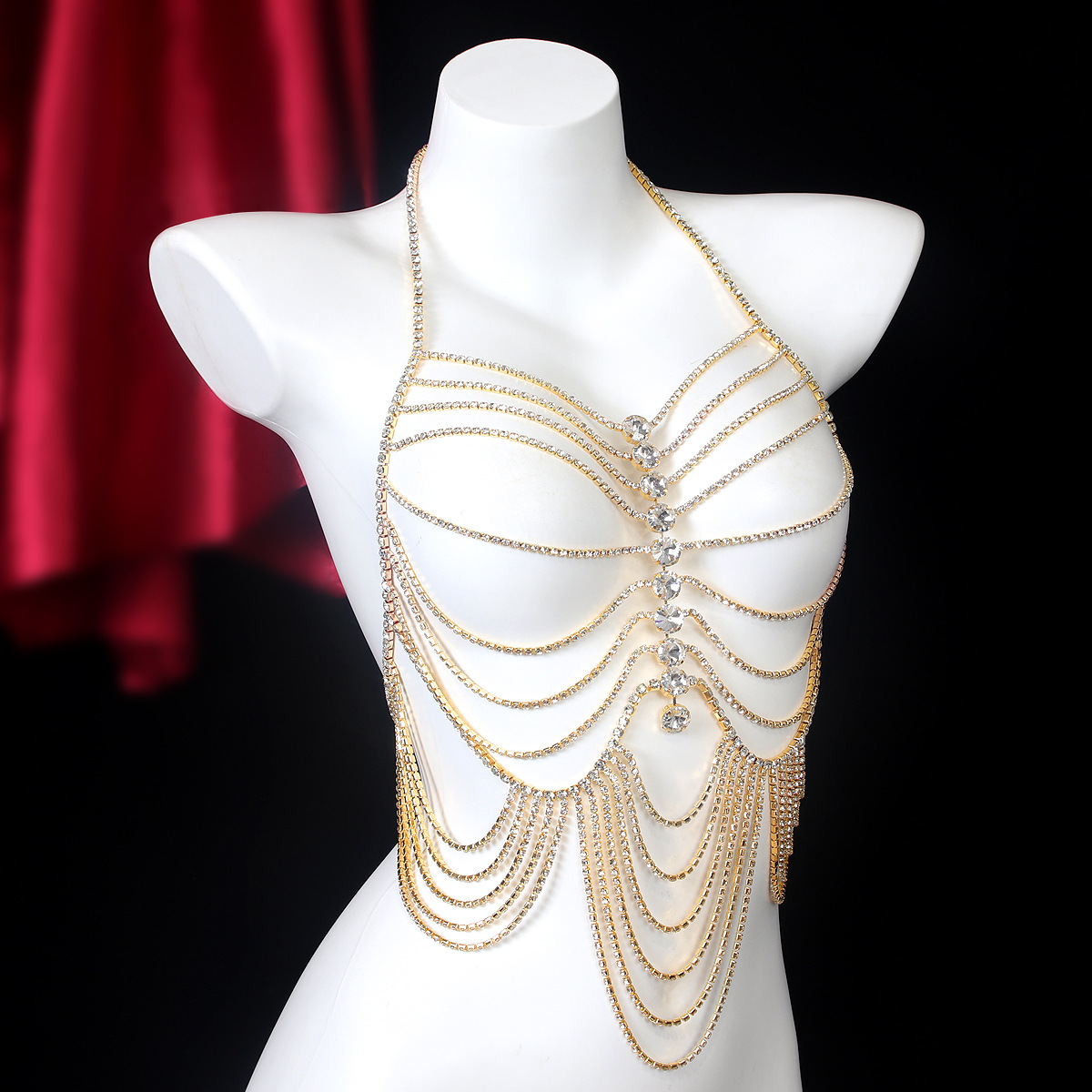 Luksusowe frędzle w paski w st – Body Jewelry Luxury recenzja i cena