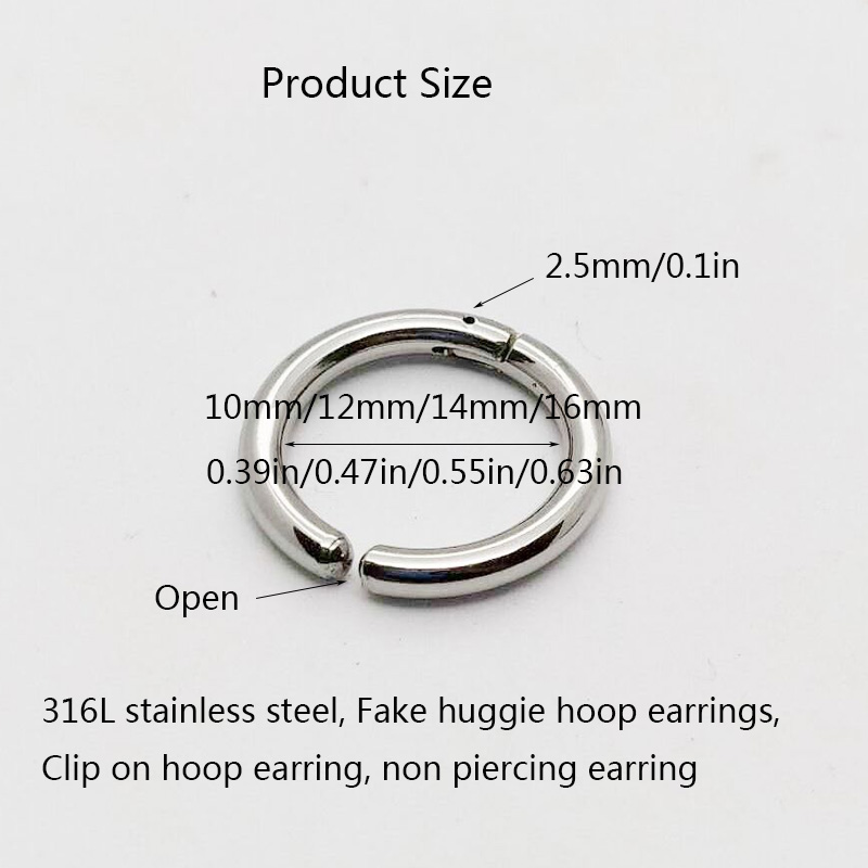 2/6 sztuk fałszywe kolczyki Hu – Body Jewelry Earrings recenzja i cena
