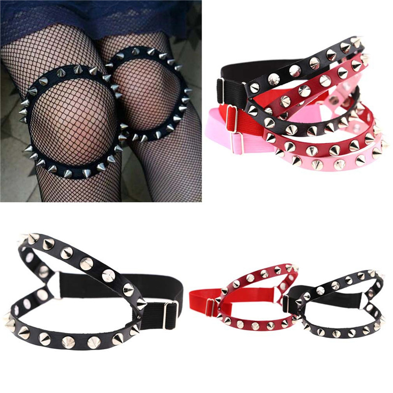 Punkowy skórzany naszyjnik z n – Body Jewelry Leg Chain recenzja i cena
