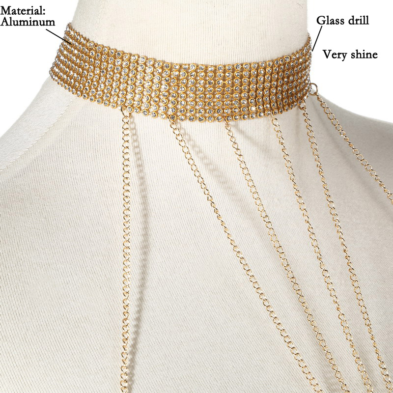 Łańcuszek do ciała w kolorze z – Body Jewelry Luxury recenzja i cena