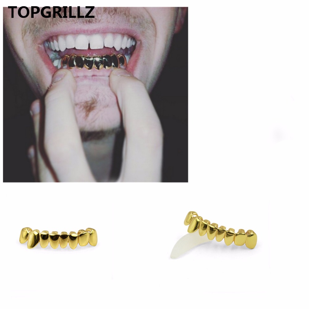 TOPGRILLZ żółty złoty kolorowy – Body Jewelry Gold Plated recenzja i cena