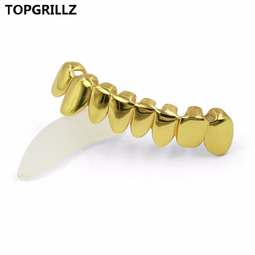 TOPGRILLZ żółty złoty kolorowy – Body Jewelry Gold Plated recenzja i cena