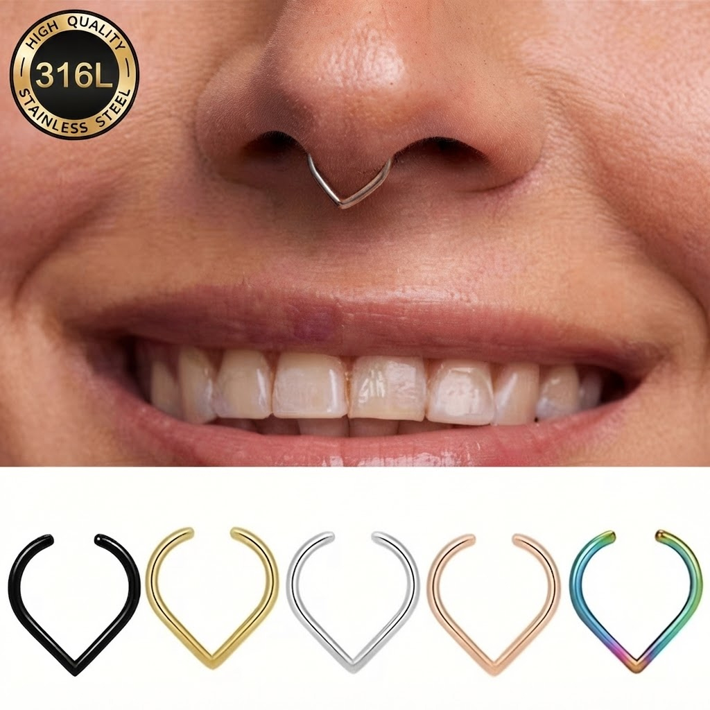 5 szt. Zestaw sztucznych kolcz – Body Jewelry Ear recenzja i cena