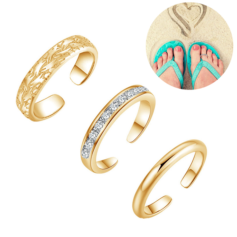 Zestaw trzech pierścionków na  – Body Jewelry Rings recenzja i cena