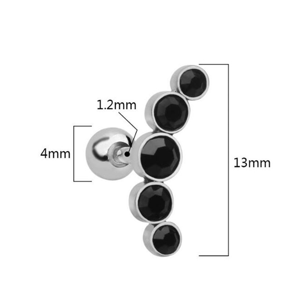 1 szt. Modny kolczyk sztyft ze – Body Jewelry Earrings recenzja i cena