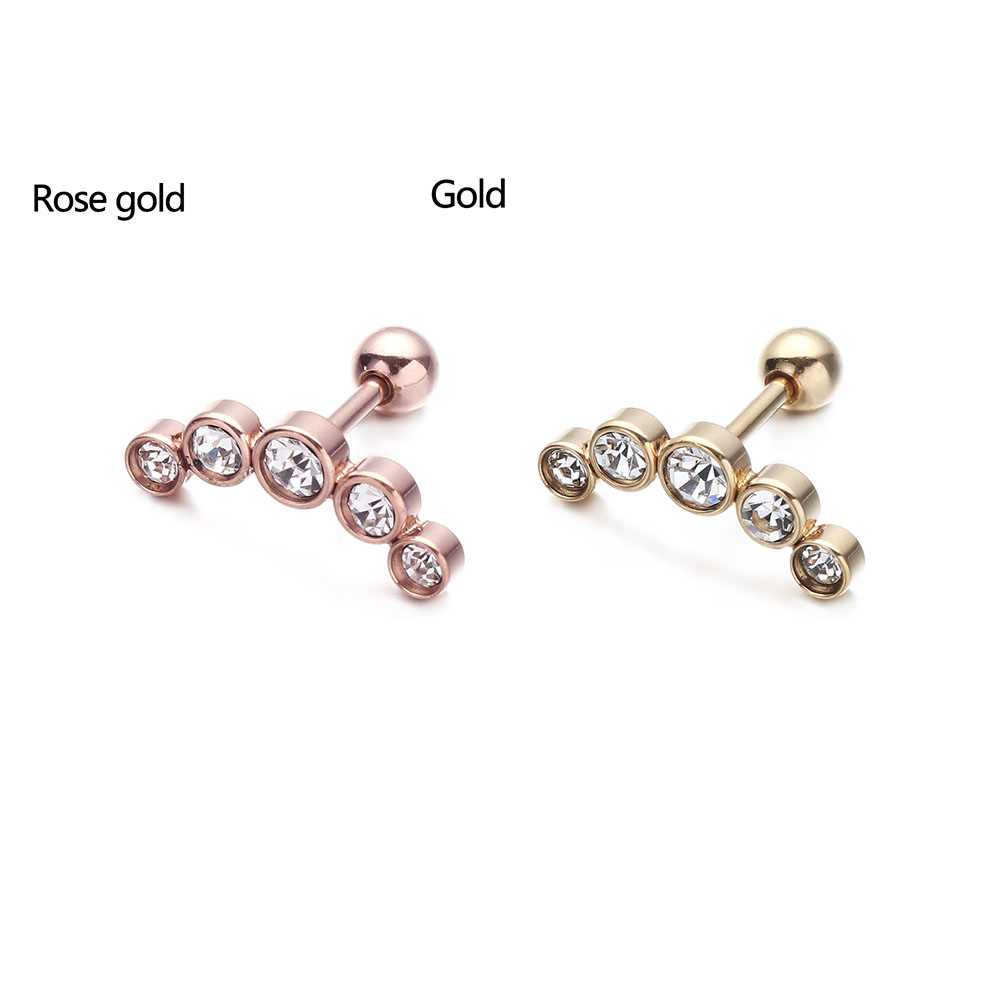 1 szt. Modny kolczyk sztyft ze – Body Jewelry Earrings recenzja i cena