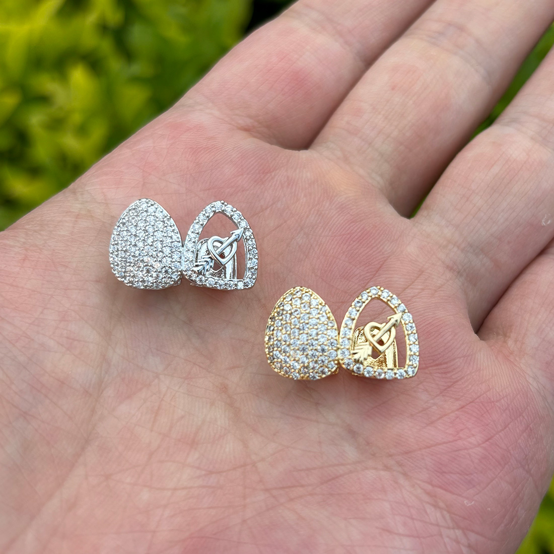 RACHELZ Hip Hop Double Love He – Body Jewelry Gold Plated recenzja i cena