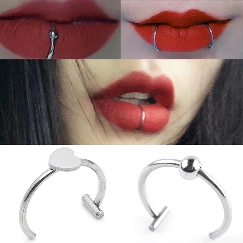 1 szt. Stal nierdzewna Sztuczn – Body Jewelry Earrings recenzja i cena