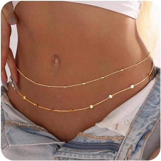 Damski wodoodporny łańcuszek n – Body Jewelry Gold Plated recenzja i cena