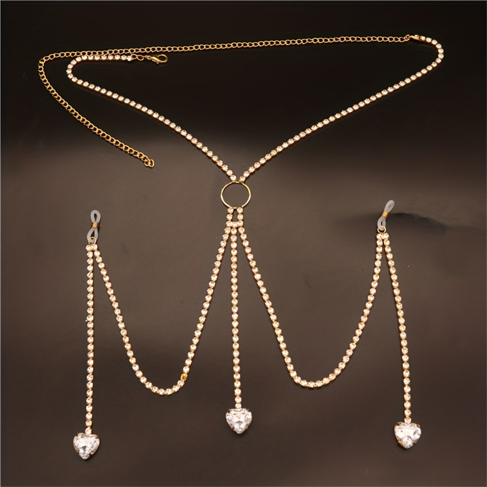 Wykwintna moda błyszczące krys – Body Jewelry Bra recenzja i cena