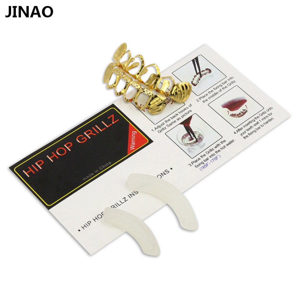 JINAO nowy Fit d-cut Grillz ze – Body Jewelry Gold Plated recenzja i cena