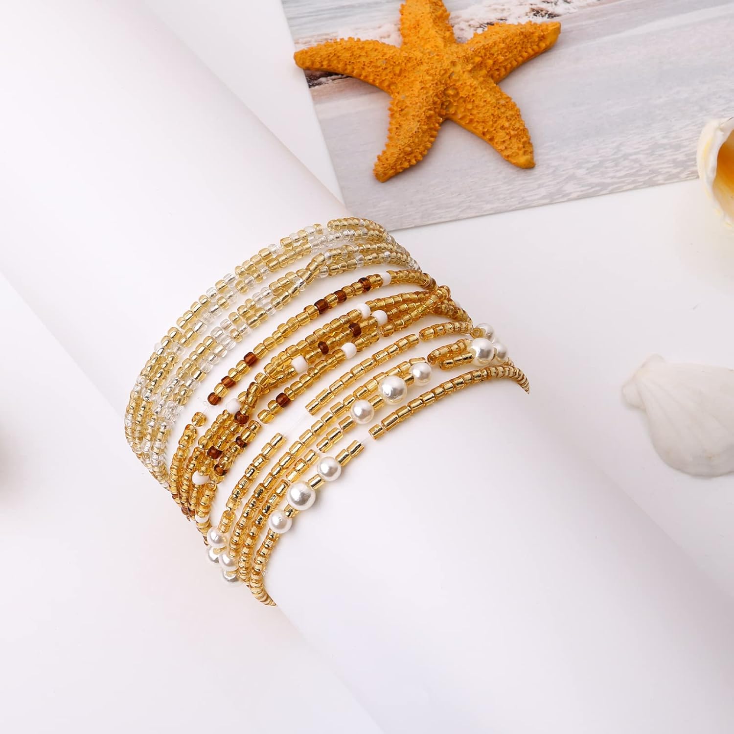 Koraliki na talię dla kobiet,  – Body Jewelry Sale recenzja i cena