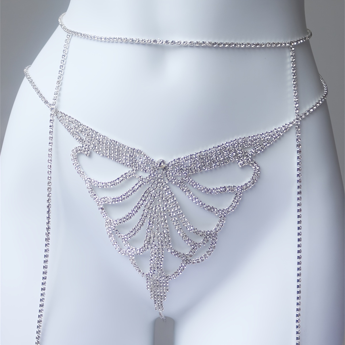 Wielowarstwowe z kryształami g – Body Jewelry Leg Chain recenzja i cena