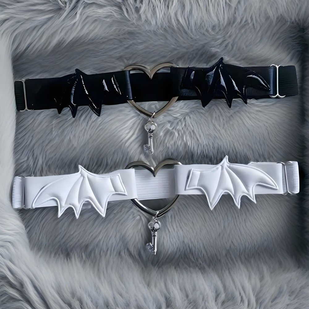 Gothic Harajuku Black Heart Wi – Body Jewelry Leg Chain recenzja i cena