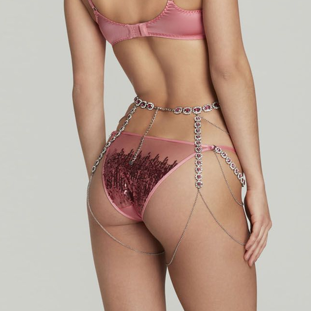 Stonefans Okrągły różowy łańcu – Body Jewelry Leg Chain recenzja i cena