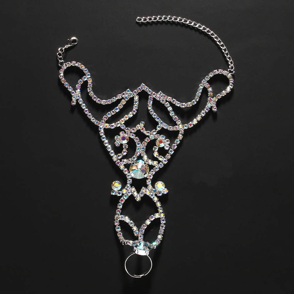 Kolorowa bransoletka z kryszta – Body Jewelry Leg Chain recenzja i cena