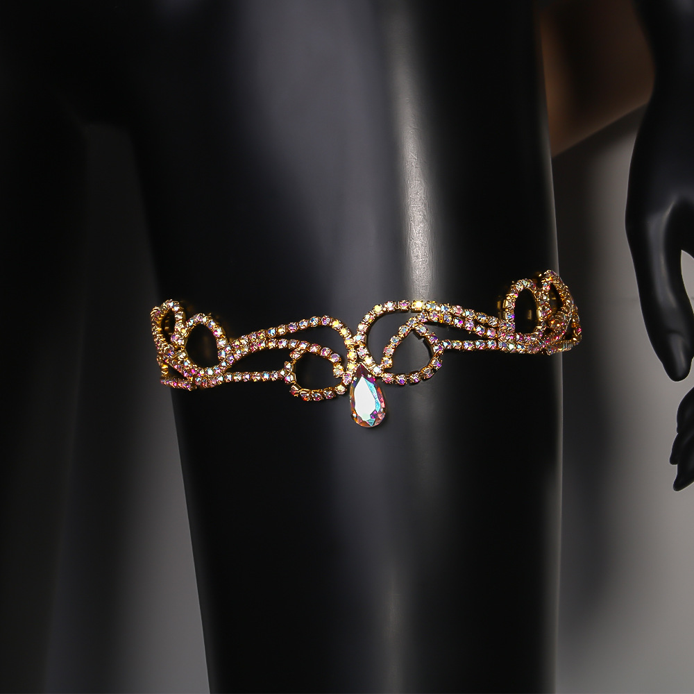Kolorowa bransoletka z kryszta – Body Jewelry Leg Chain recenzja i cena