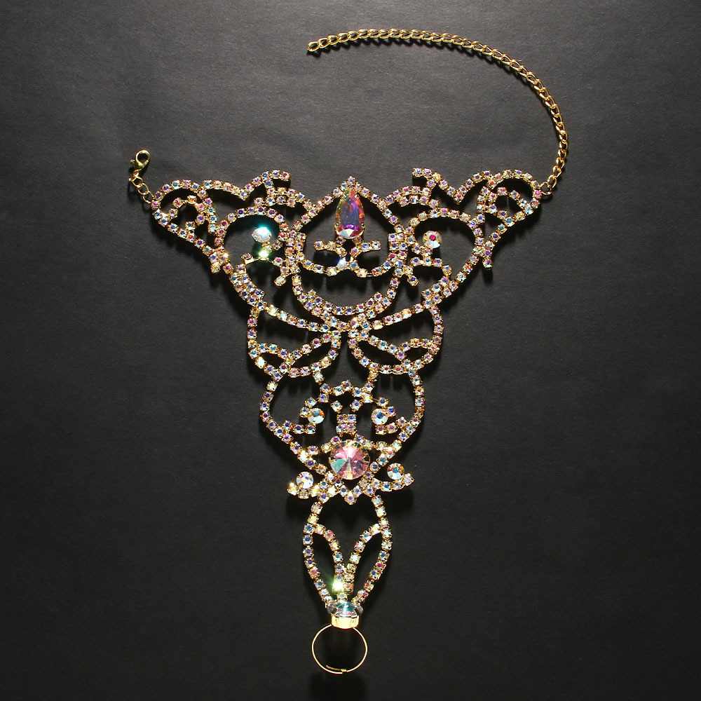 Kolorowa bransoletka z kryszta – Body Jewelry Leg Chain recenzja i cena